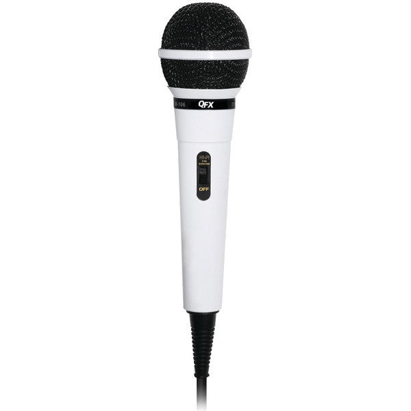 QFX M-106 Unidirectional Dynamic Microphone with 10ft Cable
