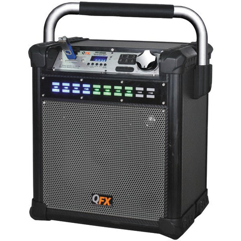 QFX PBX-508100 Grey Bluetooth(R) All-Weather Party Speaker (Gray)