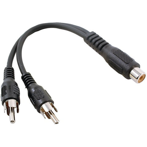 RCA AH201R RCA Y-Adapter (1 Female to 2 Males)