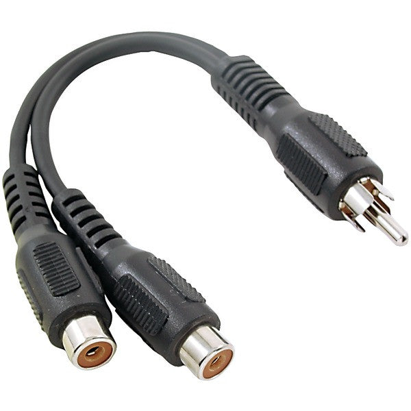 RCA AH25R RCA Y-Adapter (1 Male to 2 Females)