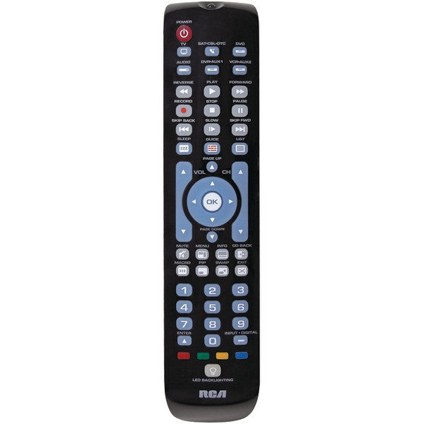 RCA RCRN06GR 6-Device Green Backlit Universal Remote