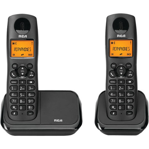RCA 2161-2BKGA Element Series DECT 6.0 Cordless Phone with Caller ID (2-Handset System)