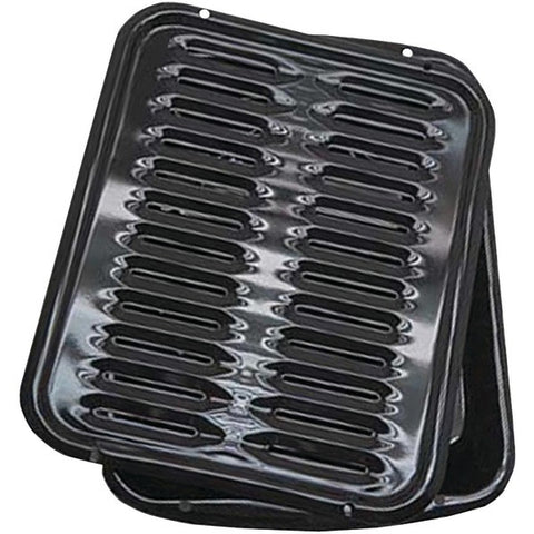 RANGE KLEEN BP102X Porcelain Broiler Pan & Grill