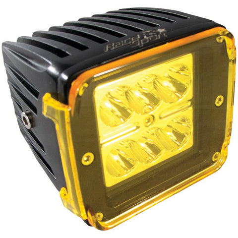 RACE SPORT RS6L24WC Street Series 3" x 4" 24-Watt 6 LED Cree(R) Cube Spotlight