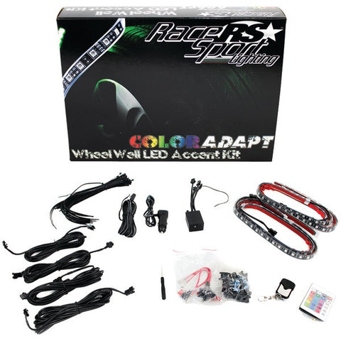 RACE SPORT RSWWKIT ColorADAPT(TM) Wheel Well LED Accent Kit