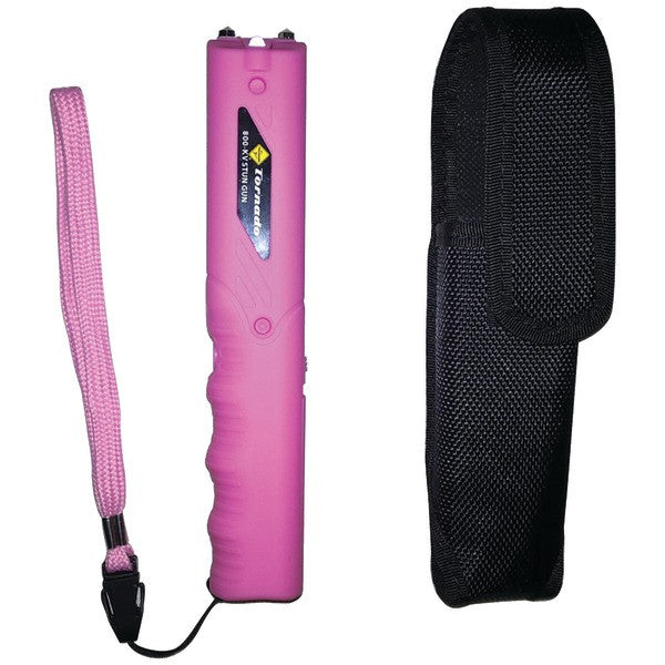 TORNADO RSG800P 800,000-Volt Stun Gun (Pink)