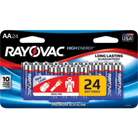 RAYOVAC 815-24LTJ AA Alkaline Batteries (24 pk)