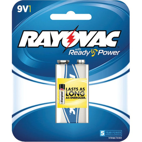 RAYOVAC A1604-1F Alkaline Batteries (9V; Single)