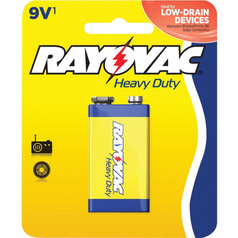RAYOVAC D1604-1D Heavy-Duty Batteries (9V; Single)