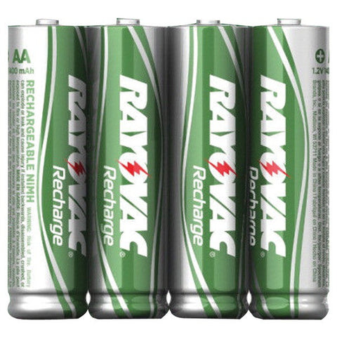 RAYOVAC LD724-4OPB Ready-to-Use Rechargeable NiMH Batteries (AAA; 600mAh; 4 pk)