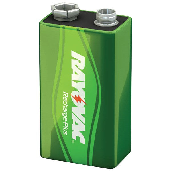 RAYOVAC PL1604-1 GENB Ready-to-Use Rechargeable NiMH Batteries (9V; 200mAh, Single)