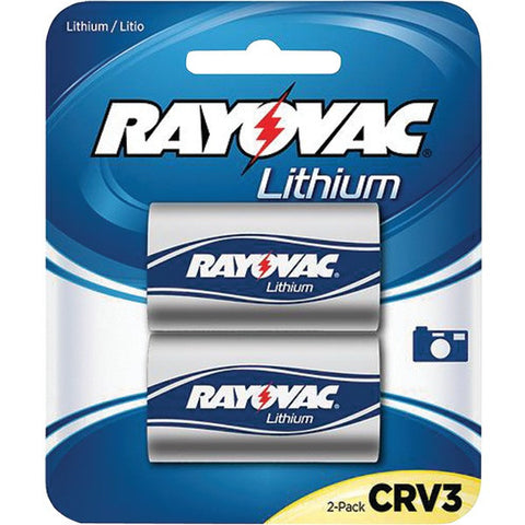 RAYOVAC RLCRV3-2A 3-Volt Lithium CRV3 Digital Photo Battery (2 pk)