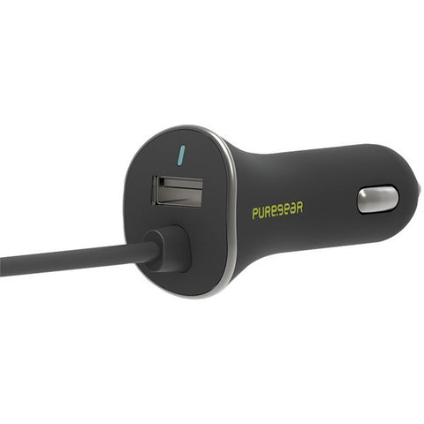 PURE GEAR 10874VRP USB-A to USB-C(TM) Car Charger (Black)