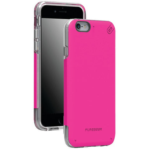 PURE GEAR 11071VRP iPhone(R) 6-6s DualTek(R) PRO Case (Pink-Clear)