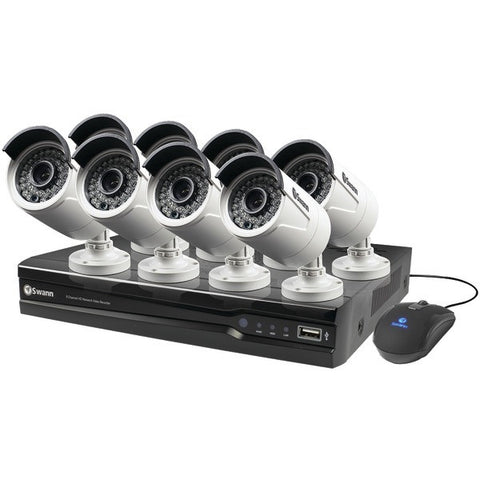 SWANN SWNVK-873008-US 8-Channel 1080p NVR with 8 Bullet Security Cameras