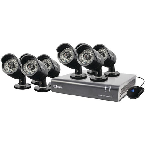 SWANN SWDVK-844008-US 8-Channel 720p DVR with 8 720p PRO-A850 Bullet Cameras