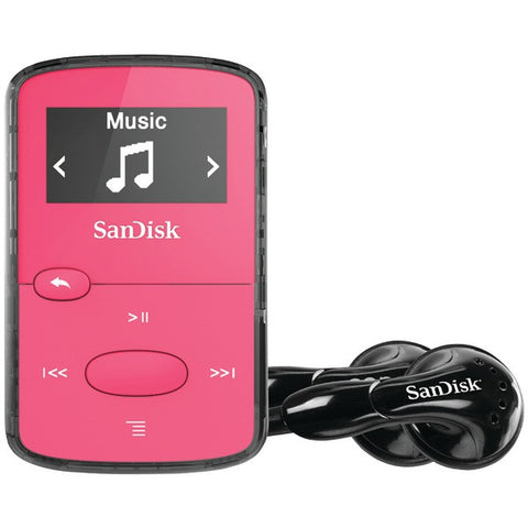 SANDISK SDMX26-008G-G46P 8GB .96" Clip Jam(TM) MP3 Players (Pink)