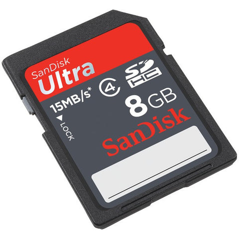 SANDISK SDSDU-008G-A46 8GB Ultra(R) SDHC(TM) & SDXC(TM) Memory Card