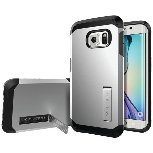 SPIGEN SGP11432 Samsung(R) Galaxy S(R)6 Edge Tough Armor Case (Satin Silver)