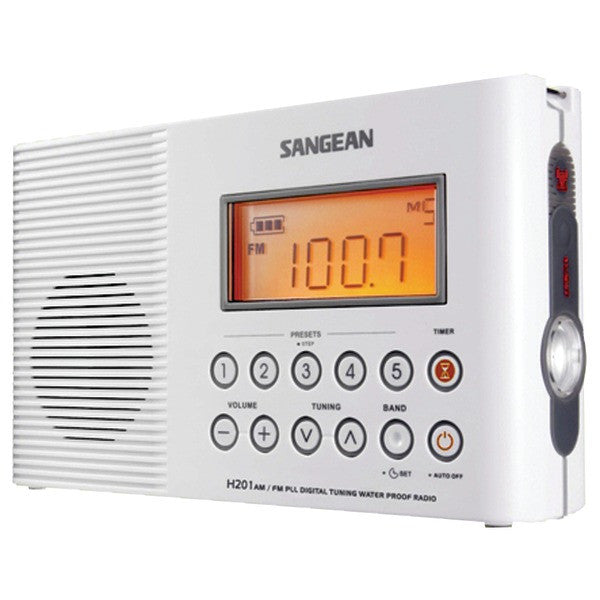 SANGEAN H201 Portable Water-Resistant Radios