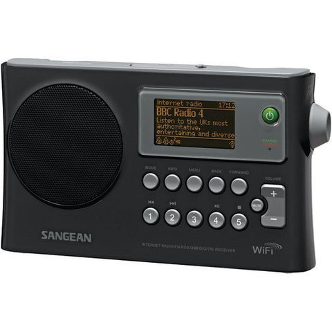 SANGEAN WFR-28 Wi-Fi FM-RDS Network Music Player-USB Portable Radio