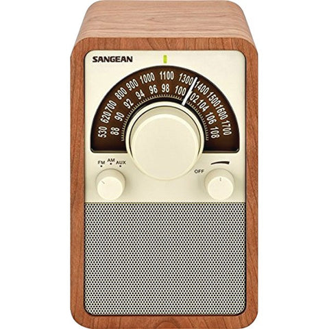 SANGEAN WR-15WL AM-FM Tabletop Radio (Walnut)