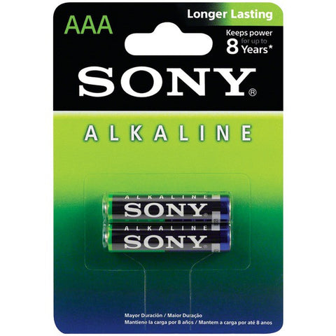 SONY AM4LB2D Alkaline Batteries (AAA; 2 pk)