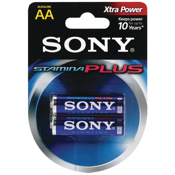 SONY S-AM3B2A STAMINA(R) PLUS Alkaline Batteries (AA; 2 pk)