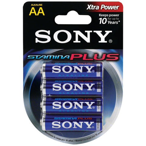 SONY S-AM3B4A STAMINA(R) PLUS Alkaline Batteries (AA; 4 pk)