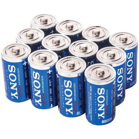 SONY SC-12BULK STAMINA(R) PLUS Alkaline Bulk Batteries (C; 12 pk)