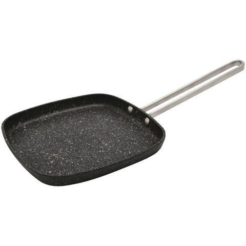 THE ROCK by Starfrit 030278-012-0000 THE ROCK(TM) by Starfrit 6.5" Personal Griddle Pan with Stainless Steel Wire Handle
