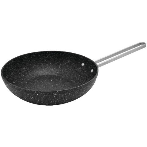 THE ROCK by Starfrit 030279-012-0000 THE ROCK(TM) by Starfrit 7.25" Personal Wok Pan with Stainless Steel Wire Handle