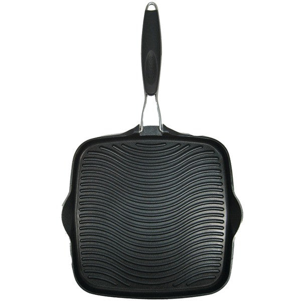 STARFRIT 30036-006-SPEC 10" x 10" Grill Pan with Foldable Handle