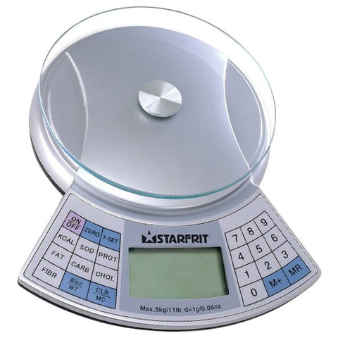 STARFRIT 93428-006-0000 11lb-Capacity Nutritional Scale