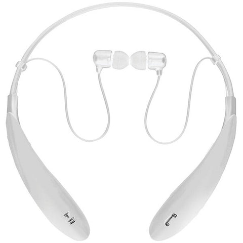 Supersonic IQ-127BT WHITE IQ-127 Bluetooth(R) Headphones with Microphone (White)