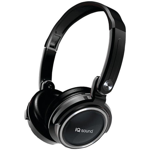 Supersonic IQ-213 BLACK ROCKERZ II 2-in-1 Deep Bass Stereo Headphones;& Earphones (Black)