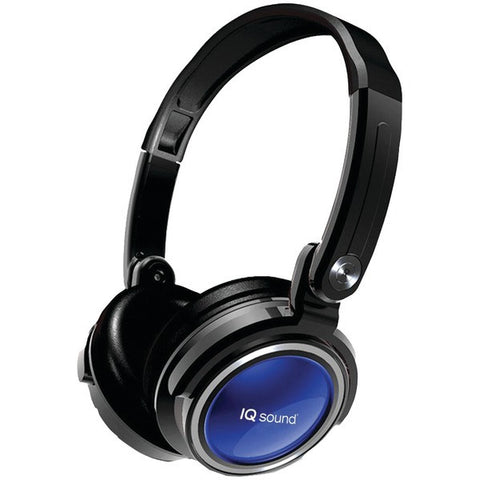 Supersonic IQ-213 BLUE ROCKERZ II 2-in-1 Deep Bass Stereo Headphones;& Earphones (Blue)