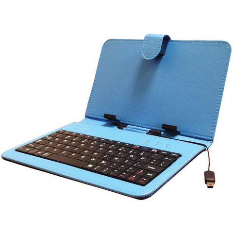 Supersonic SC-107KB BLUE 7" Keyboard with USB (Blue)
