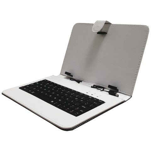Supersonic SC-107KB WHITE 7" Keyboard with USB (White)
