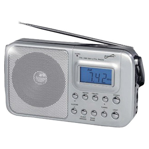 Supersonic SC-1091 Portable 4-Band AM-FM-SW1-2 Radio