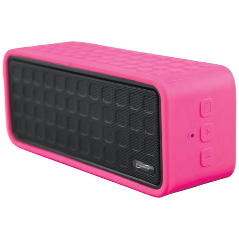 Supersonic SC-1366BT PINK Rechargeable Portable Bluetooth(R) Speaker (Pink)