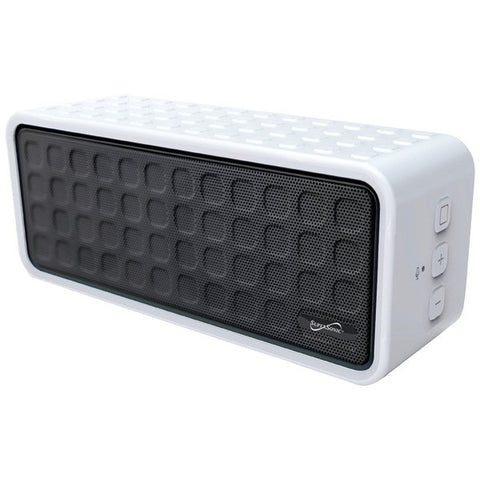 Supersonic SC-1366BT WHITE Rechargeable Portable Bluetooth(R) Speaker (White)