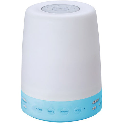 Supersonic SC-1452BT White Glowing Bluetooth(R) Portable Speaker (White)