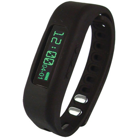 Supersonic SC-62SW BLACK Bluetooth(R) Smart Wristband Fitness Tracker (Black)