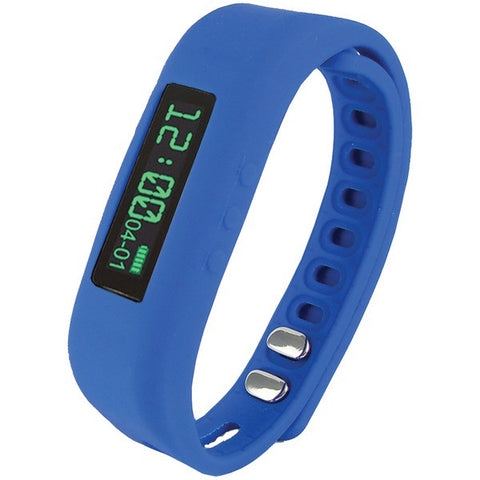 Supersonic SC-62SW BLUE Bluetooth(R) Smart Wristband Fitness Tracker (Blue)