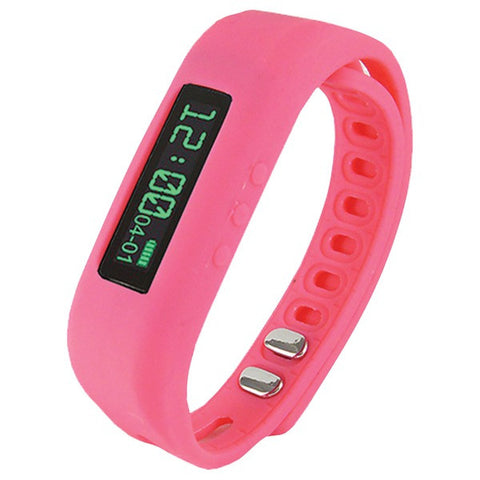 Supersonic SC-62SW PINK Bluetooth(R) Smart Wristband Fitness Tracker (Pink)