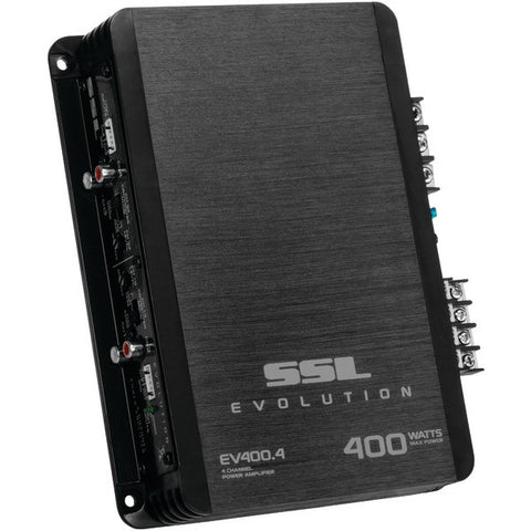 SOUNDSTORM EV400.4 EVOLUTION Series 400-Watt 4-Channel MOSFET Class AB Amp (Black)