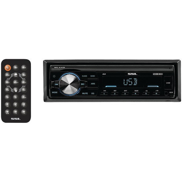 SSL ML44D Single-DIN In-Dash Mechless Digital Media AM-FM Receiver