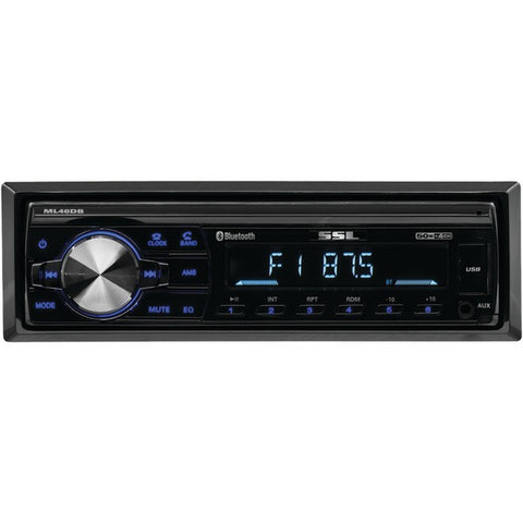 SOUNDSTORM ML46DB Single-DIN In-Dash Mechless Digital Media AM-FM Receiver with Bluetooth(R)