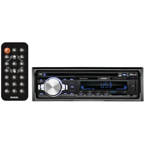 SOUNDSTORM SDC24USA Single-DIN In-Dash CD AM-FM Receiver (Without Bluetooth(R))